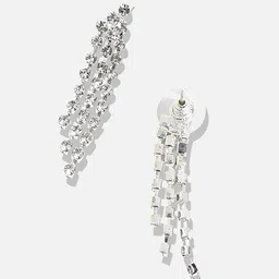SOHI Silver Plated & Stone Studded Jewellery Set image 5