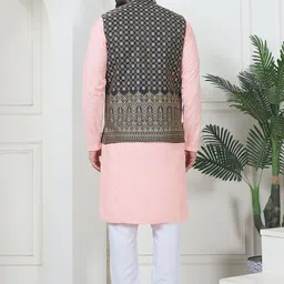 SOJANYA Ethnic Motifs Embroidered Regular Thread Work Pure Cotton Straight Kurta Set image 5