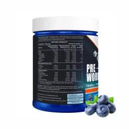 Onelife Pre- Workout Supplement for Performance and Endurance Berry Blast Flavour 200gm - 40 Servings Pack Of 2 image 2