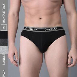 Dollar Bigboss Men Solid Pack of 3 Cotton Double Pouch Support Brief MBBR-01-BBTOP-PO3-CO2-picture-20