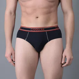 Dollar Bigboss Men Solid Pack of 4 Anti-Microbial Super Combed Cotton Brief image 5