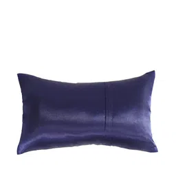 HANDICRAFT PALACE Blue & Red Ethnic Motifs Silk Rectangle Cushion Cover image 3