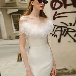 StyleCast White Strapless Bodycon Dress-image-26