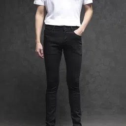 RARE RABBIT Men Radley Regular Fit Mid-Rise Cotton Jeans image 1