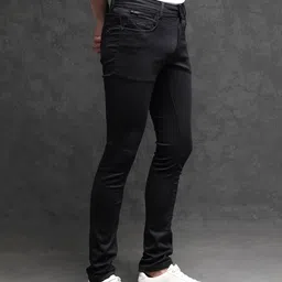 RARE RABBIT Men Radley Regular Fit Mid-Rise Cotton Jeans image 2