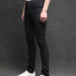 RARE RABBIT Men Radley Regular Fit Mid-Rise Cotton Jeans image 3