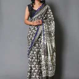 KALINI Floral Printed Pure Cotton Saree-picture-24