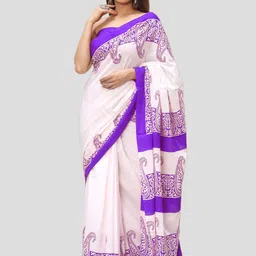 BUTA BUTI Ethnic Motifs Pure Cotton Saree-picture-37