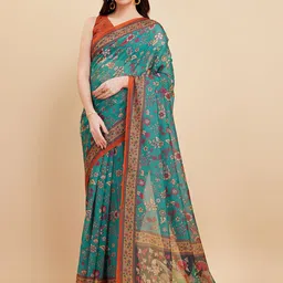 Tasarika Ethnic Motifs Printed Saree-image-29