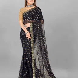 Rhey Woven Design Chiffon Saree-picture-33