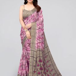 MIRCHI FASHION Floral Printed Saree-picture-18