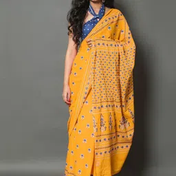 KALINI Floral Pure Cotton Saree image 2