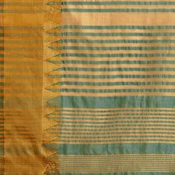 KAVINDI Ethnic Motifs Embroidered Zari Saree image 5