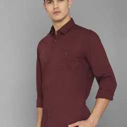 Louis Philippe Sport Men Maroon Slim Fit Casual Shirt image 3