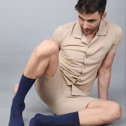 Dollar Socks Men Pack of 3 Calf-Length Cotton Socks image 2