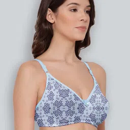 LYRA Pack Of 2 Printed Combed Cotton Seamless Moulded Encircled Bra image 2