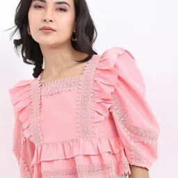 Tokyo Talkies Lace Blouson Top-picture-31