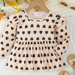 LULU & SKY Geometric Print Bell Sleeve Cotton Top-picture-23