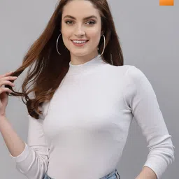 Friskers Pack Of 2 High Neck Fitted Top-picture-14