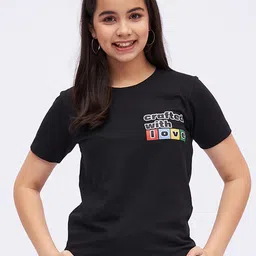 luyk Round Neck Pure Cotton Top-picture-54