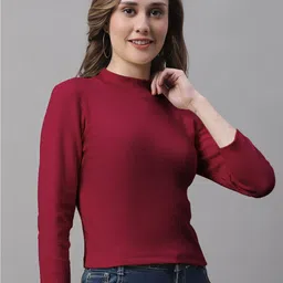 FBAR Pack Of 2 High Neck Fitted Crop Cotton Top image 2