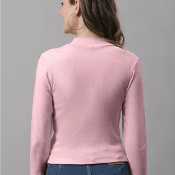 FBAR Pack Of 2 High Neck Fitted Crop Cotton Top image 3