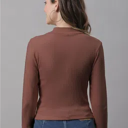 FBAR Pack Of 2 High Neck Fitted Crop Cotton Top image 3