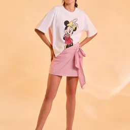 Kazo Minnie MouseDisney Printed Cotton Top image 2
