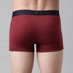 FASO Men Organic Cotton Breathability Trunks FS2006-SQ-REDMARL image 2