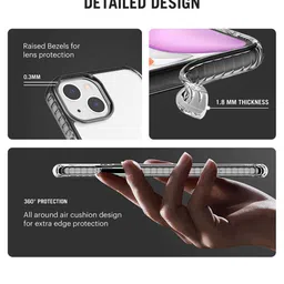 DailyObjects Printed Impact Resistant iPhone 13 Super Slim Back Case image 2