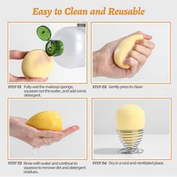 FEELHIGH Set Of 7 Makeup Blender Sponges With Mini Sponge image 2