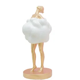 viivaz Ballerina Lady Soothing White Resin Figurine image 2