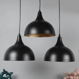 foziq Adaly Black PVC Cluster Hanging Light image 2