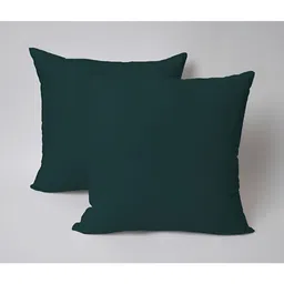 SKANDA FAB Green 2 Pieces Pure Cotton Square Pre Filled Sofa Cushions-image-89