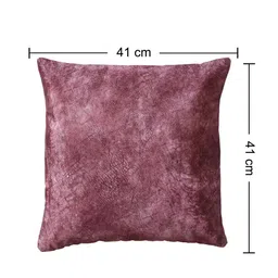 Kuber Industries Pink  5 Pcs Broken Wall Square Shaped Pre-Filled Cushions image 3