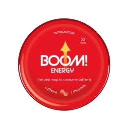Food For Thought Boom Energy Mints - Caffeine And L Theanine - Caffeine Supplement For Men & Women - Pre Workout, Studying & Brain Booster Nootrtopic-image-1