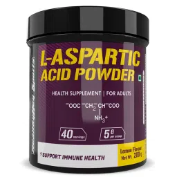 HealthyHey Sports L- Aspartic Acid Powder - Lemon Flavour - 200g-image-63