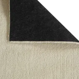 ddecor White Solid Polyester 3 ft x 5 ft Machine Made Carpet image 5