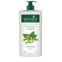 Biotique Soya Protein Intense Repair Shampoo To Target Damaged Hair - 650 ml image 1