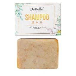 DeBelle Unisex Beige Natural & Handmade Shampoo Bar 100 gm image 2