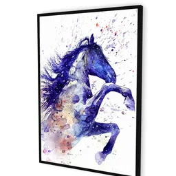 art street Multicolour Engineered Wood Art Print image 5