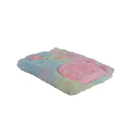 Smily Kiddos Kids Pink & Blue  Happy Kitty Theme fluffy Notebook image 2