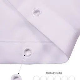 OBSESSIONS Pink Printed Water Repellent Shower Curtain With 12 Hooks image 4