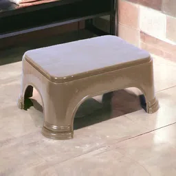 Kuber Industries 3 Pieces Checked Classic Glossy Step Stool image 1