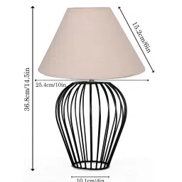 homesake Black Bedside Table Lamp image 2