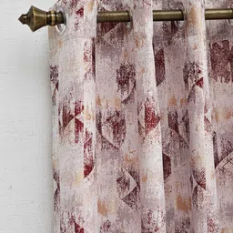 Ariana Beige & Maroon Door Curtain image 2