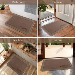 Kuber Industries Unisex Brown 5 Pieces Doormats image 3