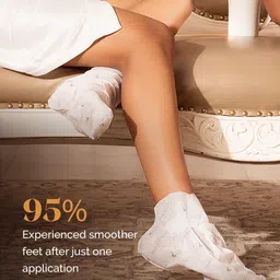 LuxaDerme Peeling & Exfoliating Foot Mask with Sea Kelp & Thyme- 40ml image 2