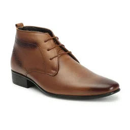 Carlton London Men Round Toe Mid-Top Boots image 5