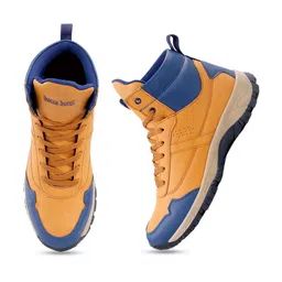 bacca bucci Men Colourblocked Everest Waterproof Anti-collision High-Top Hiking Boots image 3